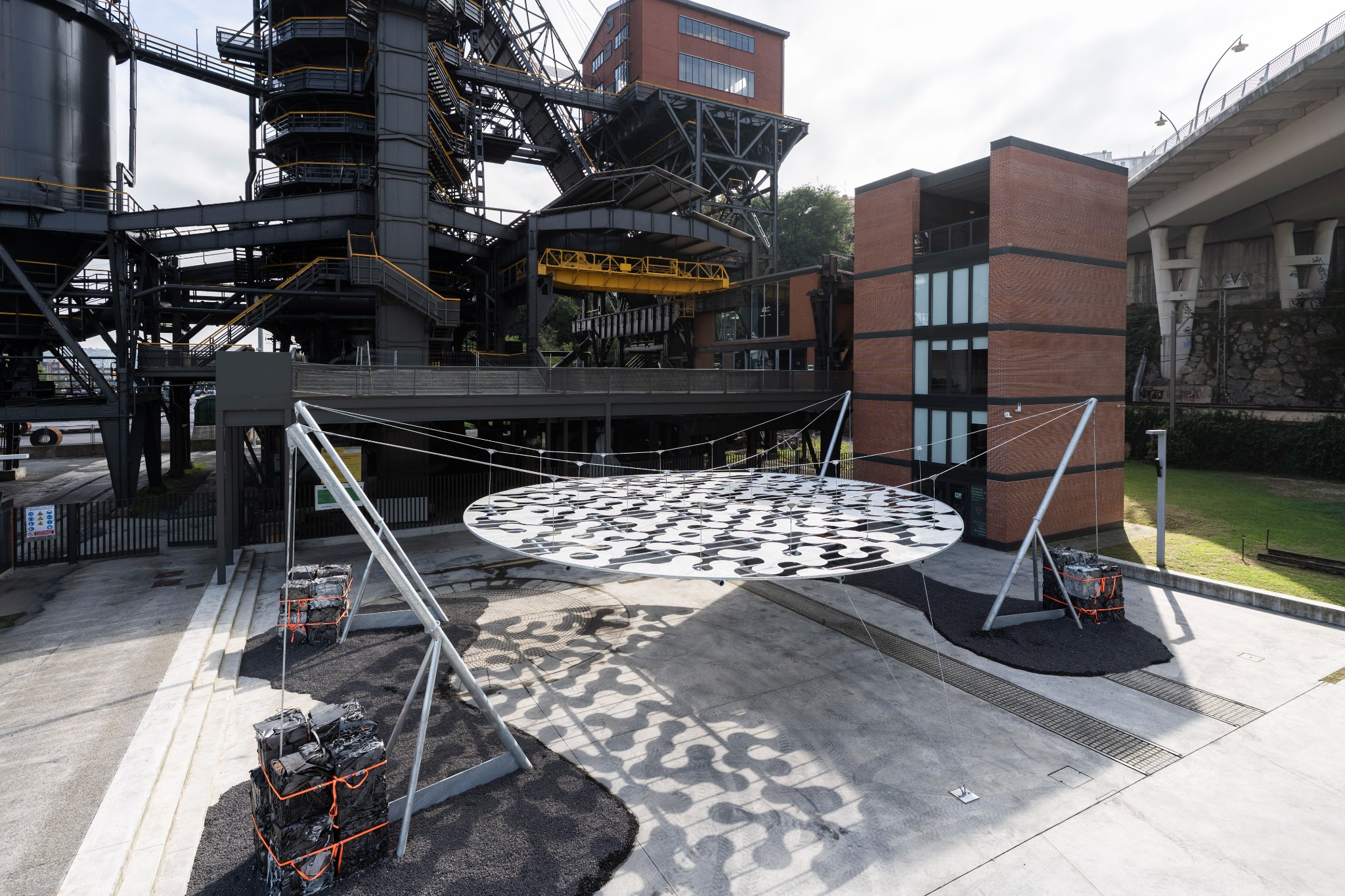 Ferrum pavilion beside Blast Furnace No. 1 in Sestao
